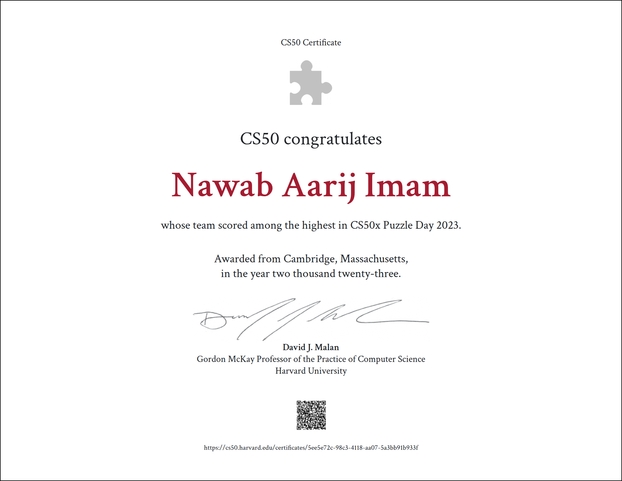 Nawab Aarij Imam – Computer Engineer | NUST'25 | LinkedIn