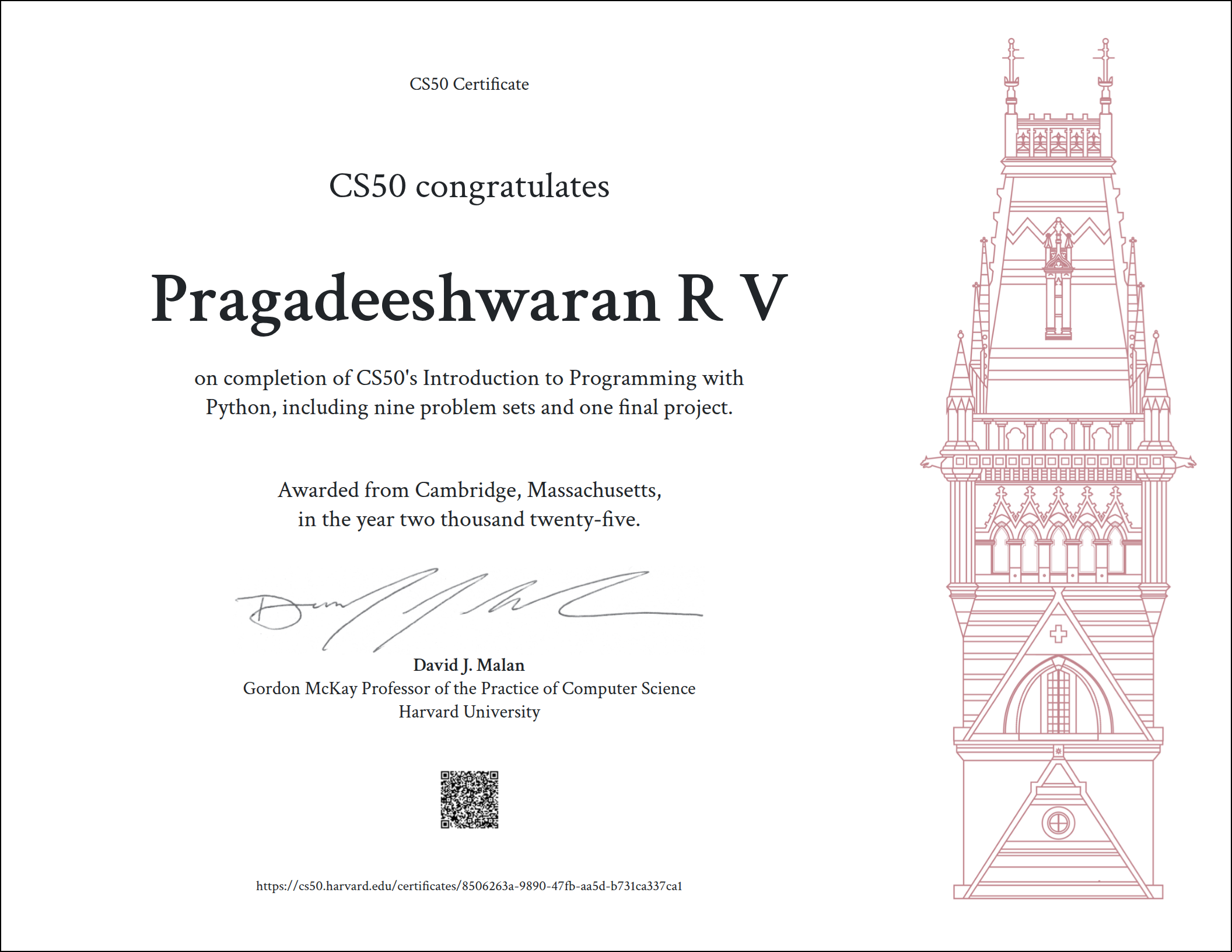 Pragadeeshwaran R V - AI Engineer | Gen AI | Agentic AI | ML | MERN ...
